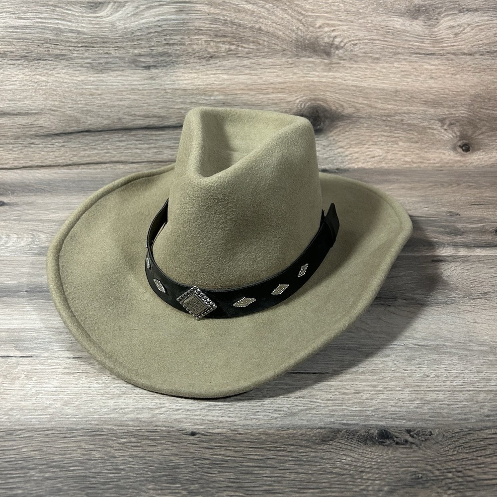 Silverado Beige Cowboy Hat Size 6‎  7/8 (Small) 100% Wool Western Rodeo